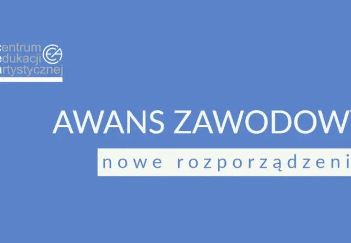 Grafika z godłem Polski i symbolem paragrafu. Tytuł: "AWANS ZAWODOWY nowe rozporządzenie". Czy awans zawodowy nauczyciela jest obowiązkowy?
